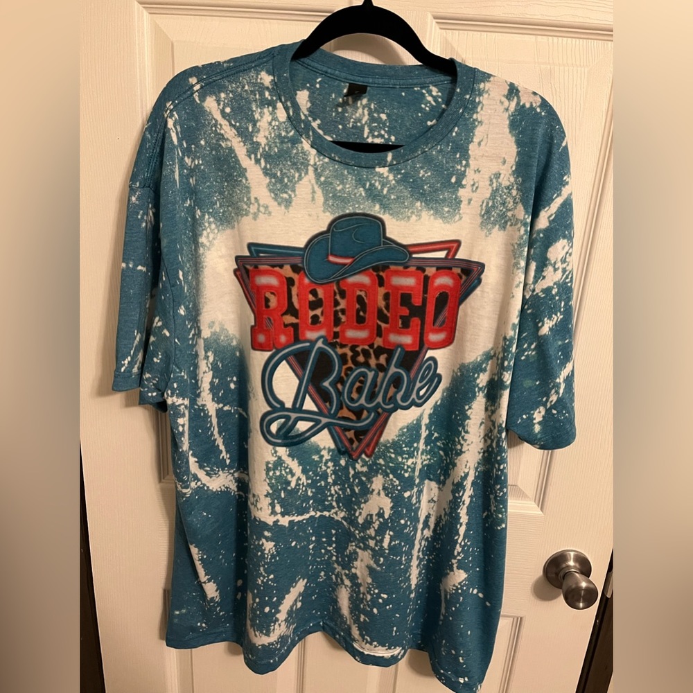RODEO BABE BLEACHED TEE